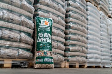 Bio-Energy witte pellets pallet